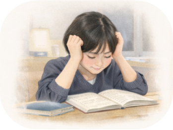 テスト勉強のやり方が分からず戸惑う当時の橋本